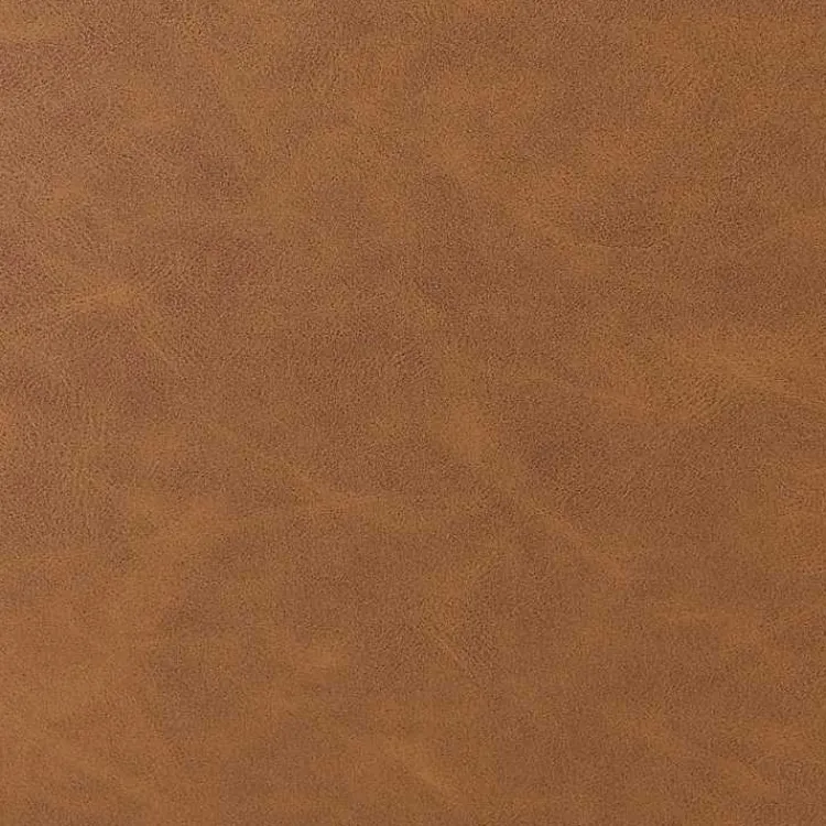 Kirklands Home Accent Chairs|Light Faux Leather Ambon Accent Chair Brown