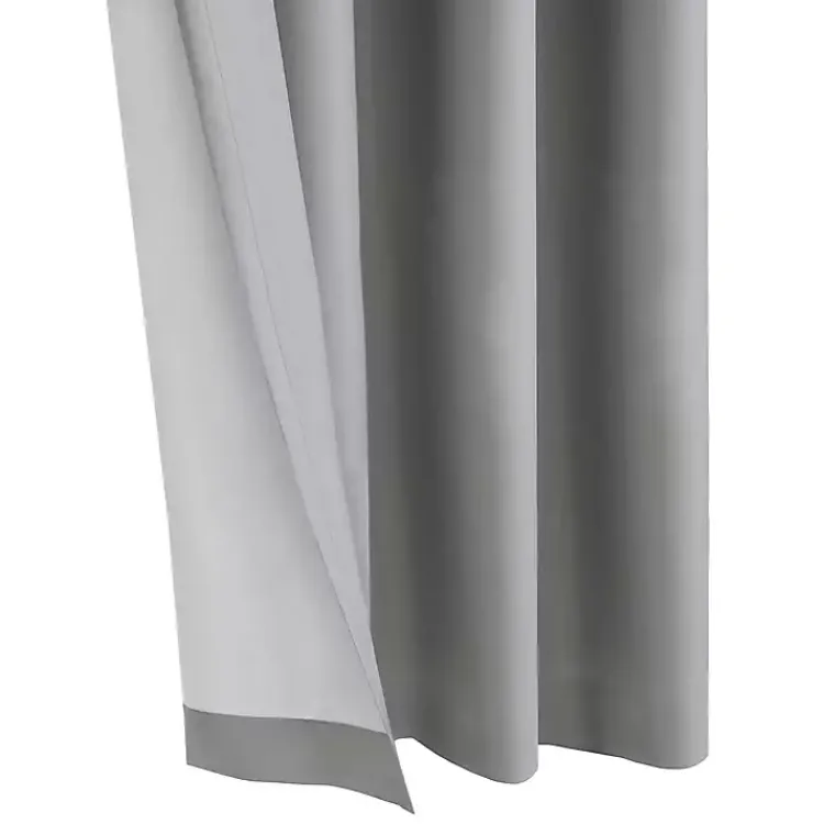 Kirklands Home Curtains & Drapes|Light Alpine Blackout Curtain Panel, 108 in. Gray