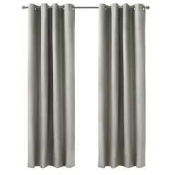 Kirklands Home Curtains & Drapes|Light Alpine Blackout Curtain Panel, 84 in. Gray