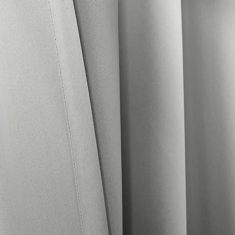 Kirklands Home Curtains & Drapes|Light Blackout Curtain Panel Set, 95 in. Gray