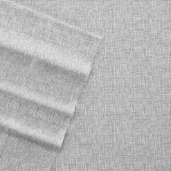 Kirklands Home Bed Sheets|Light Chambray 4-pc. Full Bed Sheet Set Gray