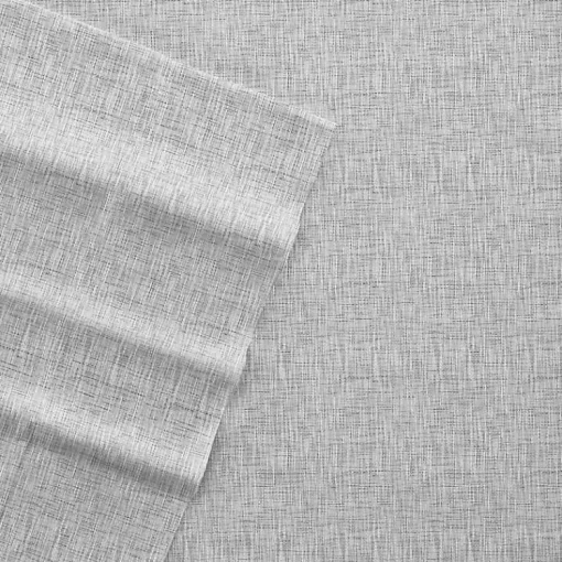Kirklands Home Bed Sheets|Light Chambray 4-pc. Full Bed Sheet Set Gray