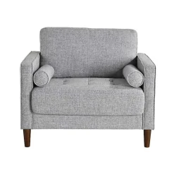Kirklands Home Accent Chairs|Light Chelsea Accent Chair Gray