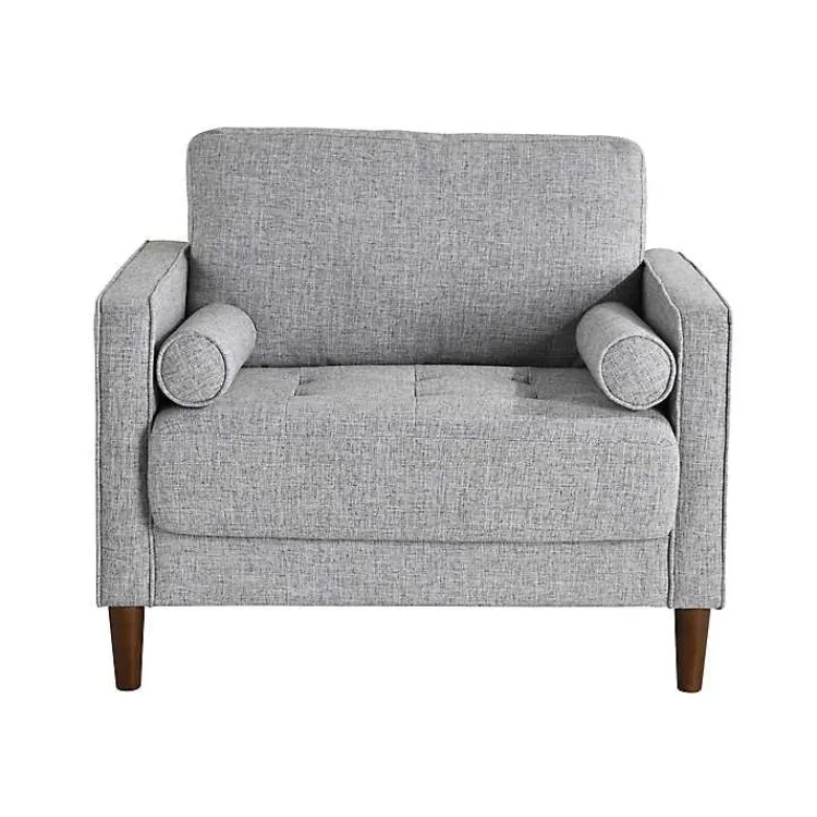 Kirklands Home Accent Chairs|Light Chelsea Accent Chair Gray