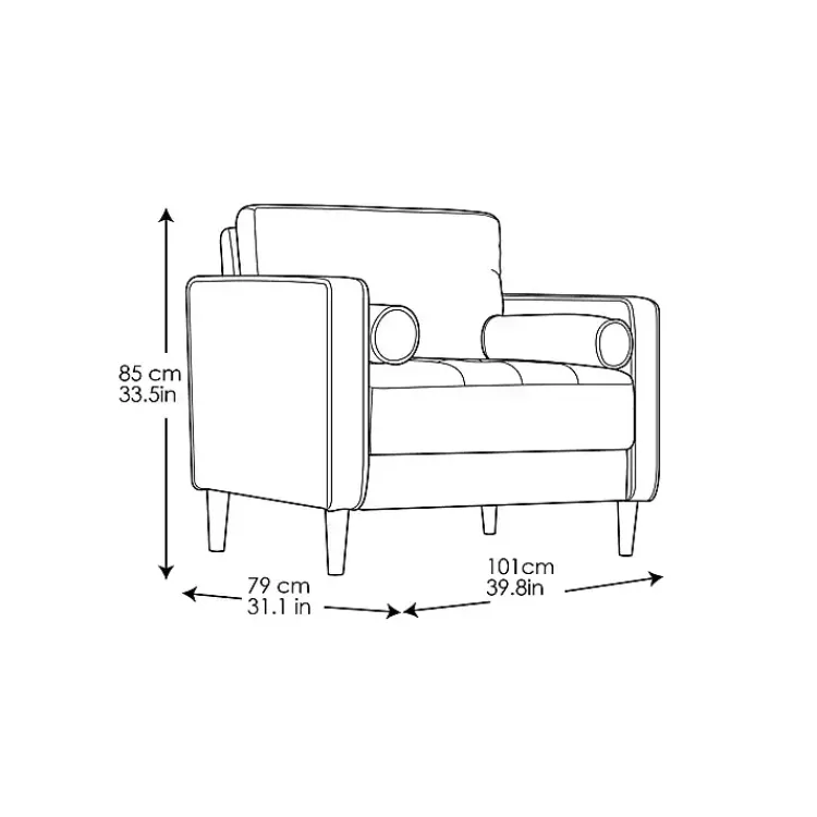 Kirklands Home Accent Chairs|Light Chelsea Accent Chair Gray