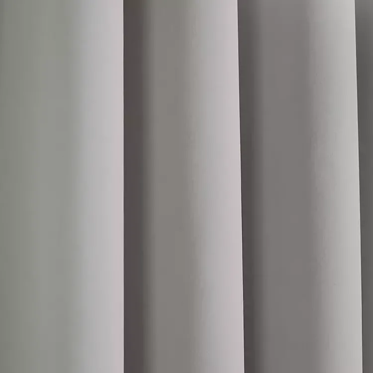 Kirklands Home Curtains & Drapes|Light Knotted Curtain Panel Set, 84 in. Gray