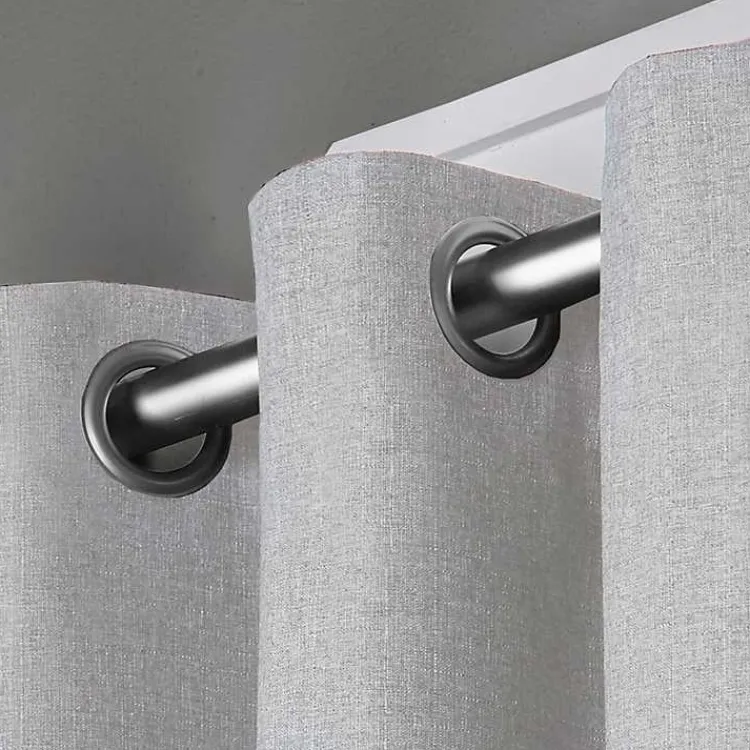 Kirklands Home Curtains & Drapes|Light Lila Curtain Panel Set, 108 in. Gray