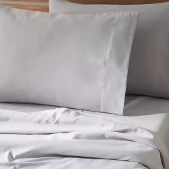 Kirklands Home Bed Sheets|Light Microfiber 4-pc. King Sheet Set Gray