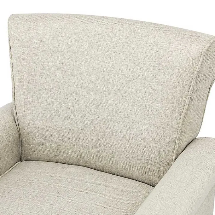 Kirklands Home Accent Chairs|Light Miriam Nailhead Trim Armchair Gray