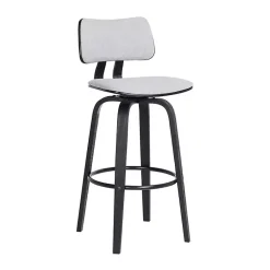 Kirklands Home Bar Stools & Counter Height Stools|Light Pico Swivel Counter Stool Gray