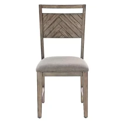 Kirklands Home Dining Chairs|Light Slat Back Wood Dining Chairs, Set of 2 Gray