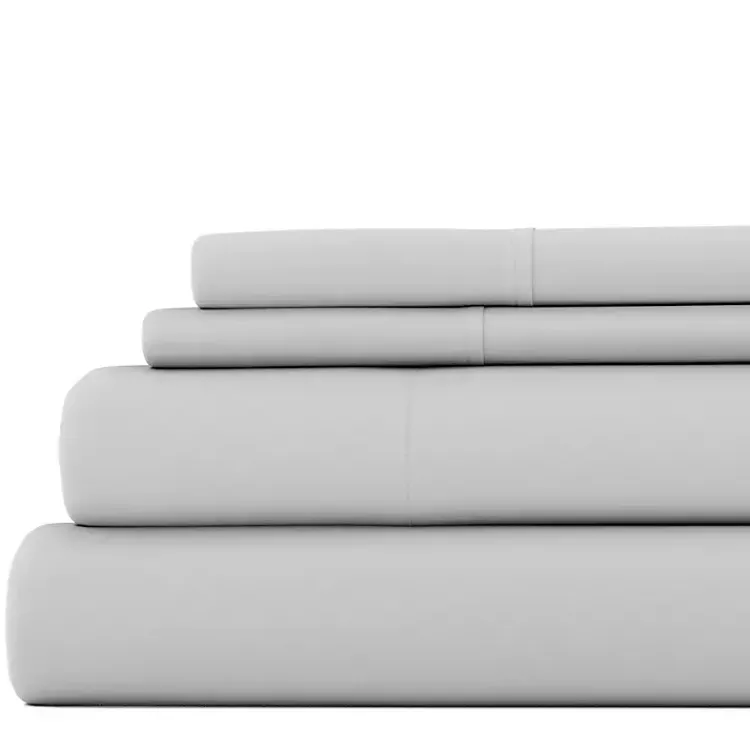 Kirklands Home Bed Sheets|Light Ultra Soft 3-pc. Twin Sheet Set Gray