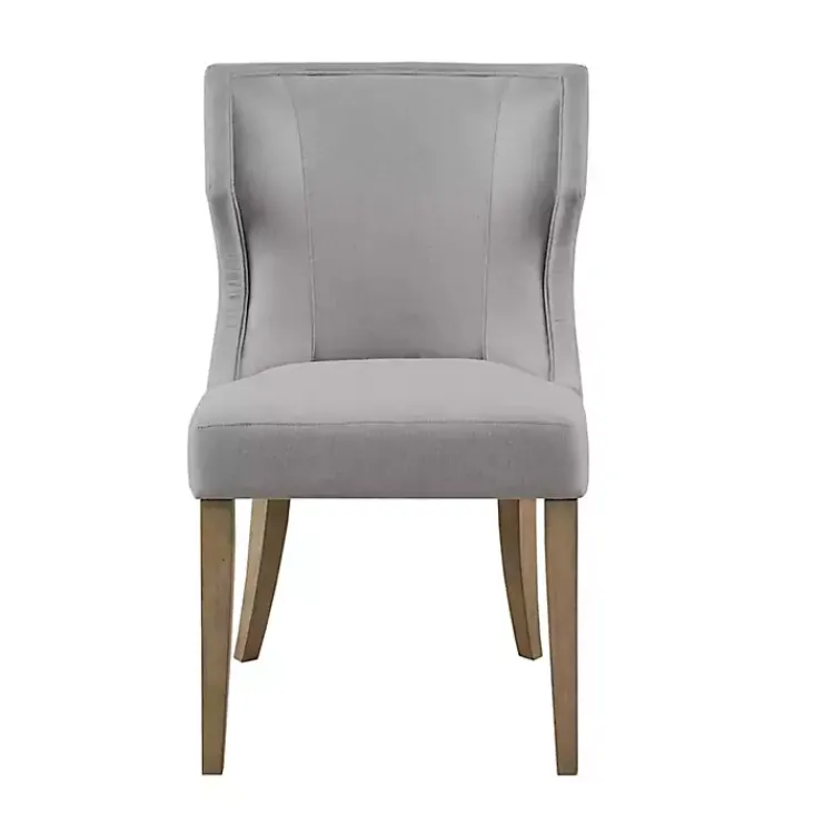 Kirklands Home Dining Chairs|Light Wingback Dining Chair Gray