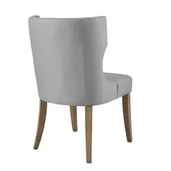 Kirklands Home Dining Chairs|Light Wingback Dining Chair Gray