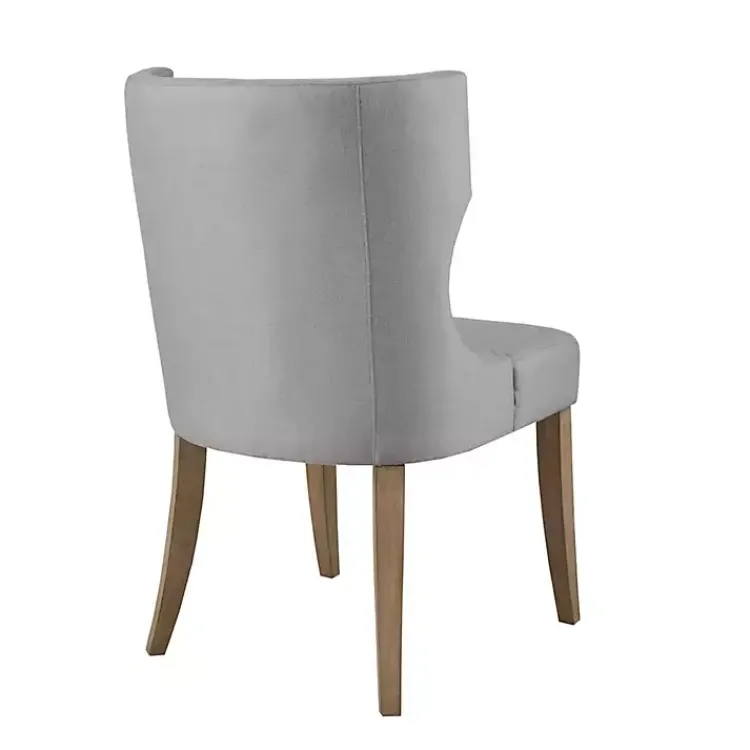 Kirklands Home Dining Chairs|Light Wingback Dining Chair Gray