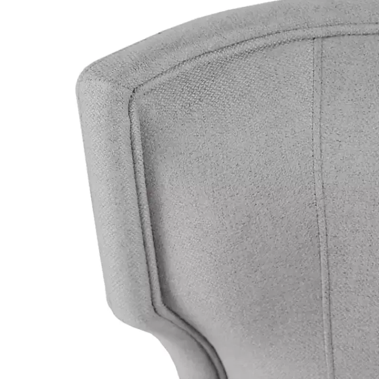 Kirklands Home Dining Chairs|Light Wingback Dining Chair Gray