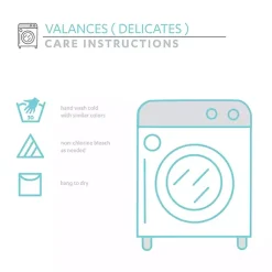 Kirklands Home Curtains & Drapes|Light Linen Lace Curtain Valance Ivory