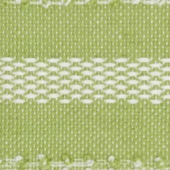 Kirklands Home Outdoor Cushions & Pillows|Lime Woven Stripe Reversible Outdoor Square Pillow
