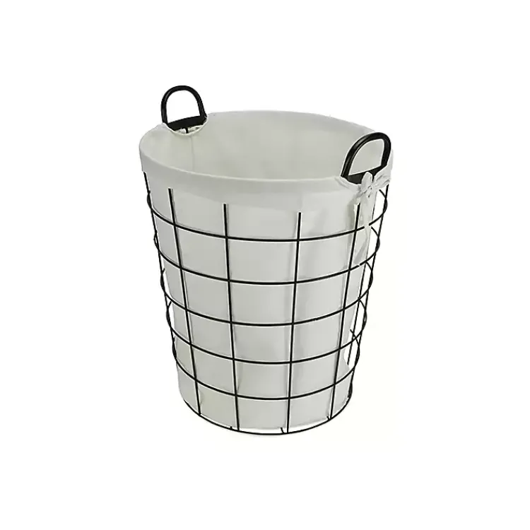 Best Lined Wire Basket with Handles Baskets & Boxes