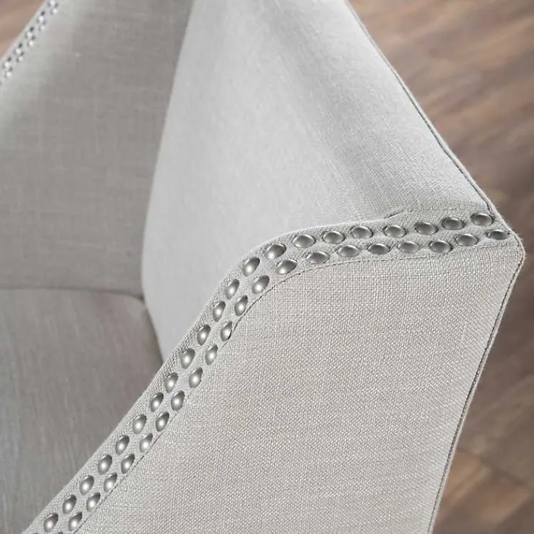 Kirklands Home Bar Stools & Counter Height Stools|Linen Castaic Barstool Tan