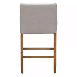Kirklands Home Bar Stools & Counter Height Stools|Linen Castaic Barstool Tan