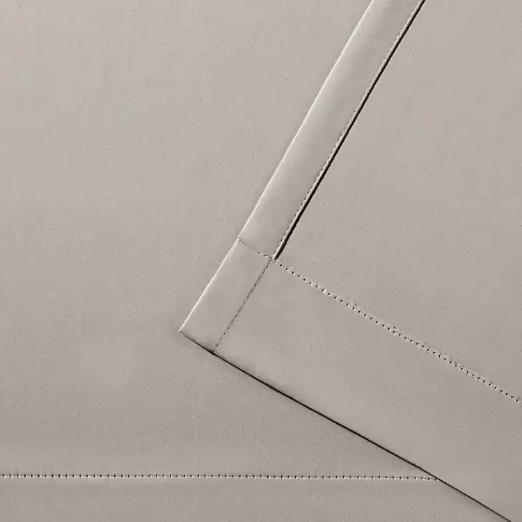 Kirklands Home Curtains & Drapes|Linen Sateen Curtain Panel Set, 96 in. Tan