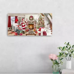 Sale Living Room at Christmas Canvas Art Print Christmas Art & Wall Decor