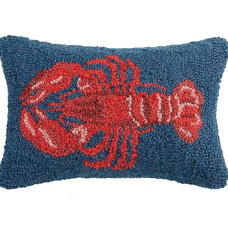Sale Lobster Hooked Lumbar Pillow Pillows