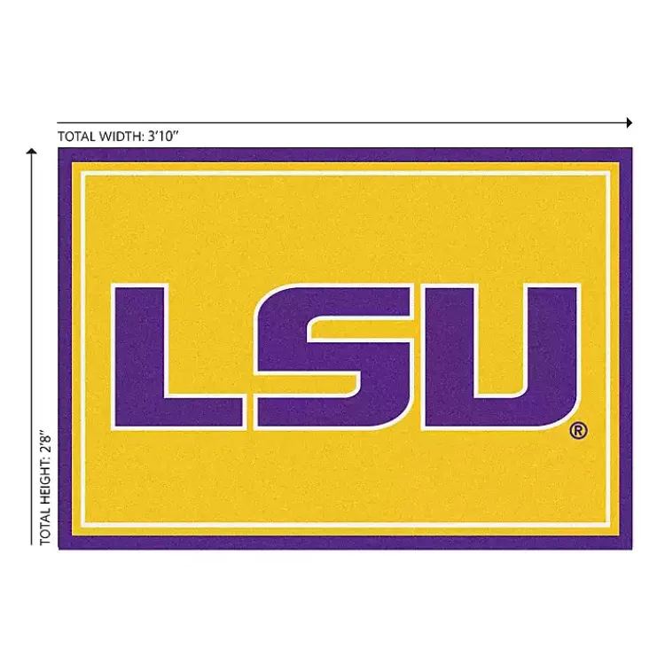 Kirklands Home Area Rugs|Louisiana State University Area Rug, 3x4