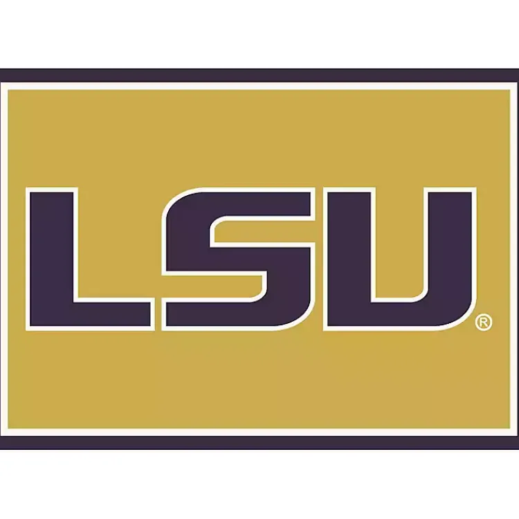 Kirklands Home Area Rugs|Louisiana State University Area Rug, 4x6