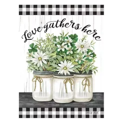 Kirklands Home Wall Quotes & Signs|Love Gathers Here Giclee Canvas Art Print