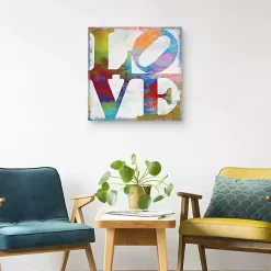 Kirklands Home Wall Quotes & Signs|Love in Color Canvas Art Print