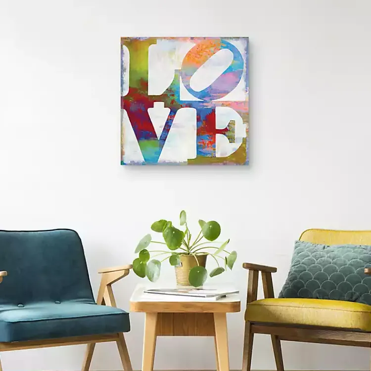 Kirklands Home Wall Quotes & Signs|Love in Color Canvas Art Print