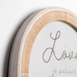 Kirklands Home Wall Quotes & Signs|Love is Patient Arched Wall Plaque White