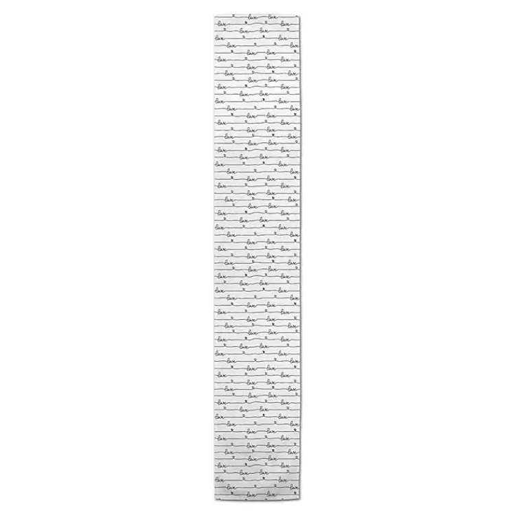 Kirklands Home Table Linens|Love Script Pattern Table Runner, 90 in.