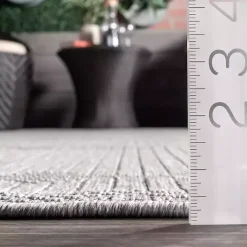 Kirklands Home Outdoor Rugs|Lowden Gray Tribal Outdoor Rug, 5x8