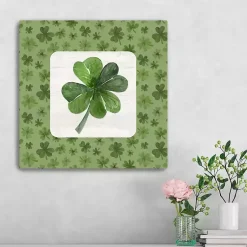 Sale Lucky Shamrock Canvas Art Print St Patricks Day Decorations