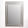 Kirklands Home Decorative Mirrors|Luxe Silver Beaded Wall Mirror