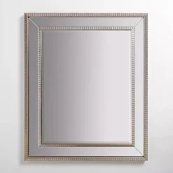 Kirklands Home Decorative Mirrors|Luxe Silver Wall Mirror, 35 in.