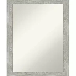 Kirklands Home Decorative Mirrors|Lyndon Dove Gray Wood Framed Mirror