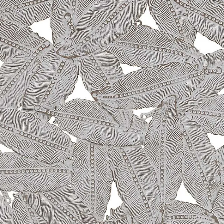 Kirklands Home Wall Plaques|Madison Park Iron Feathers Wall Plaques, Set of 3