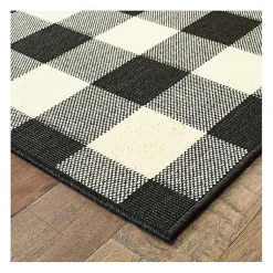 Kirklands Home Outdoor Rugs|Madura Buffalo Check Outdoor Area Rug, 5x7