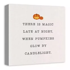 Magic At Night Canvas Art Print Halloween