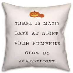 Sale Magic at Night Throw Pillow Halloween