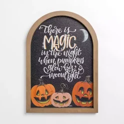 Outlet Magic in the Night Halloween Wall Plaque Halloween