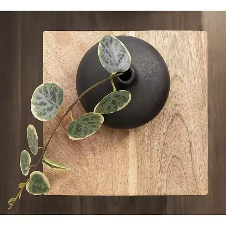 Kirklands Home Accent & End Tables|Mango Wood Tabletop Square Side Table Tan