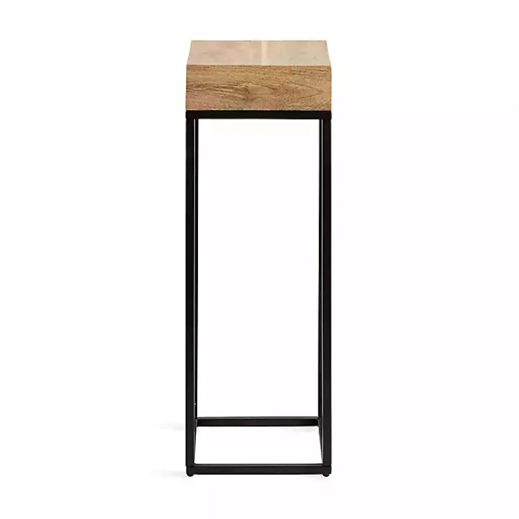 Kirklands Home Accent & End Tables|Mango Wood Tabletop Square Side Table Tan