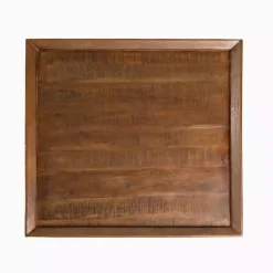 Kirklands Home Coffee Tables|Mango Wood Walnut Angled Square Coffee Table Brown