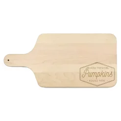 Kirklands Home Serving & Entertaining|Maple Wood Farm Fresh Pumpkins Cutting Board Tan