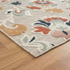 Kirklands Home Outdoor Rugs|Mara Floral Blossom Indoor/Outdoor Area Rug, 5x7